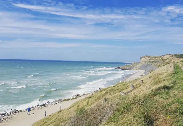 La Côte d'Opale à Wimereux, près de Boulogne-sur-Mer